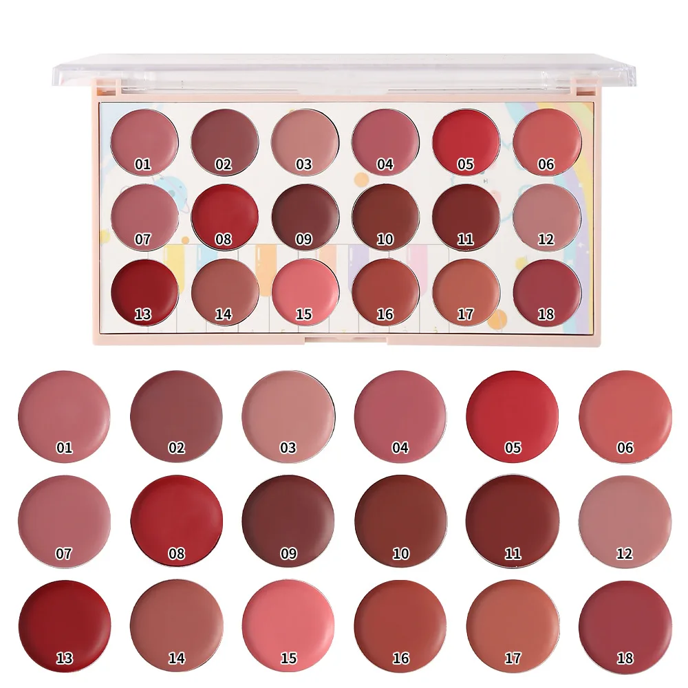 18 Farben Lippenstift Palette
