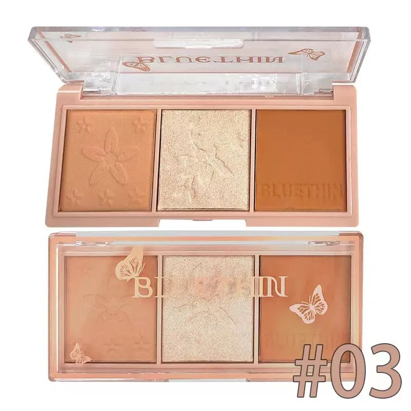 3 Farben Rouge Palette