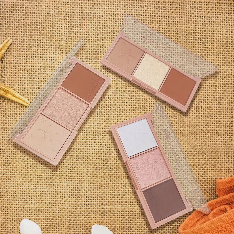 3 Farben Rouge Palette