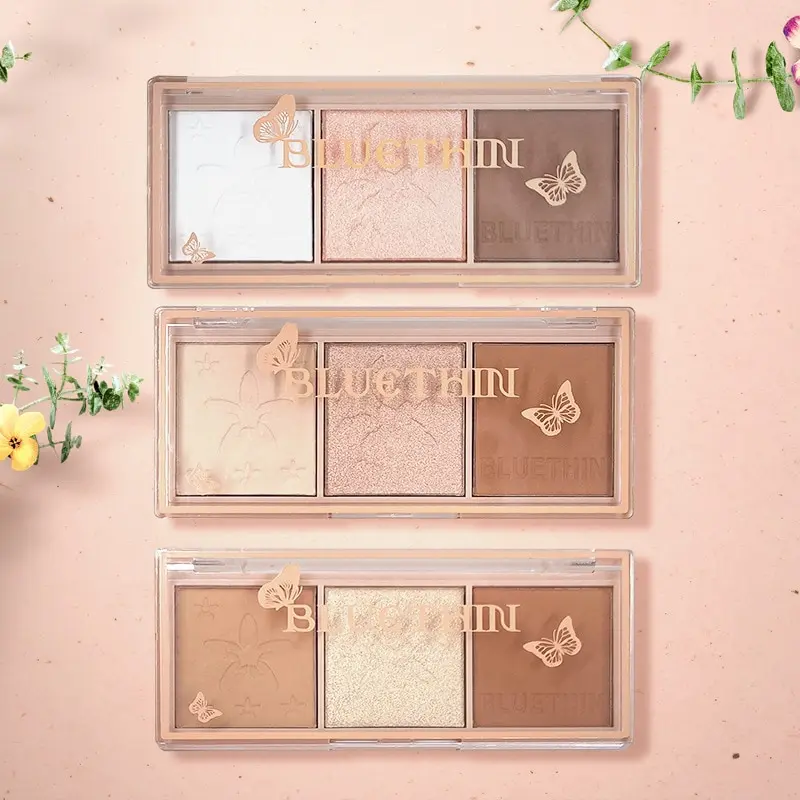 3 Farben Rouge Palette