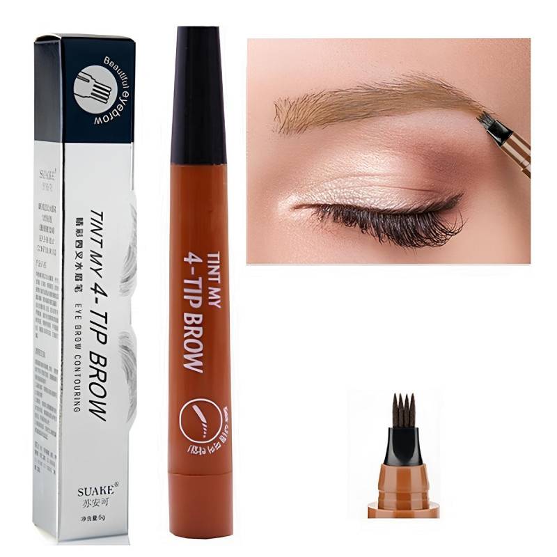 4 Gabel-Augenbrauen stift