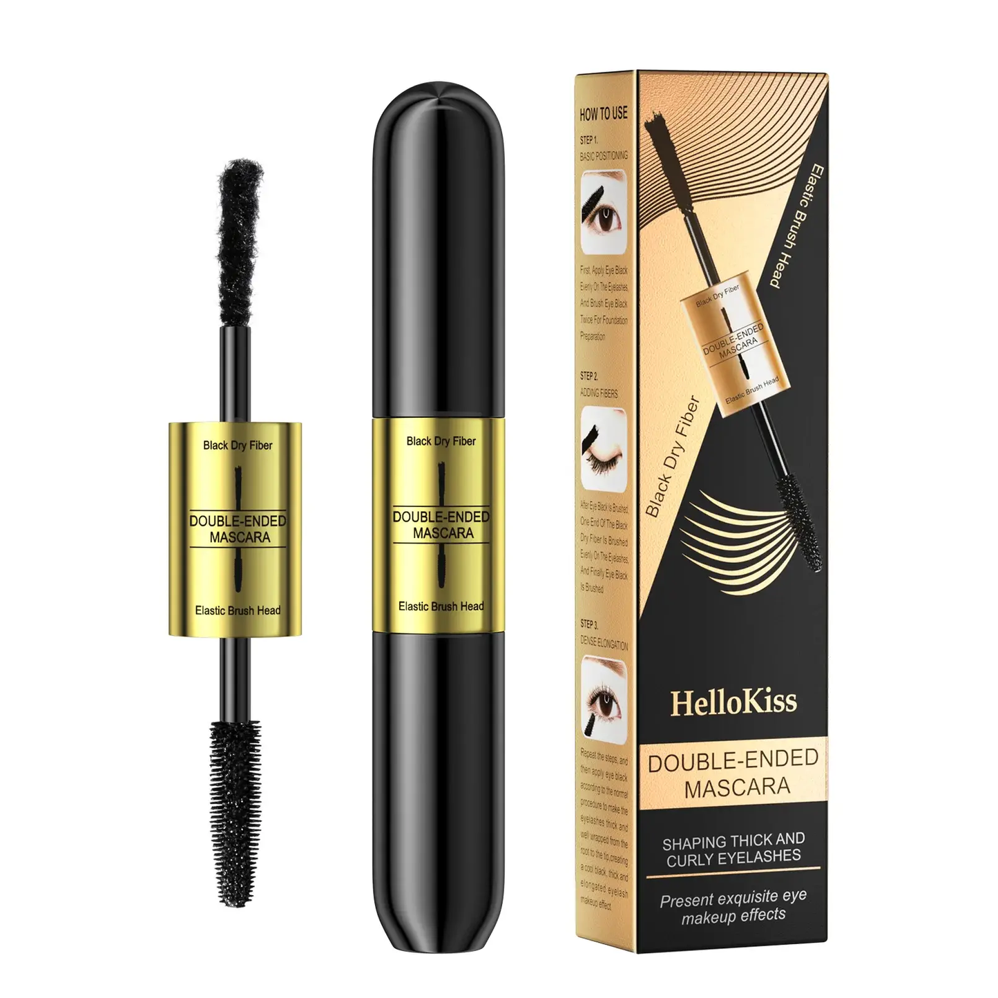 Doppelseitiger 3D-Mascara