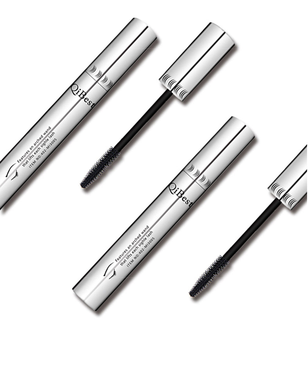 Schwarze Mascara Wimpern
