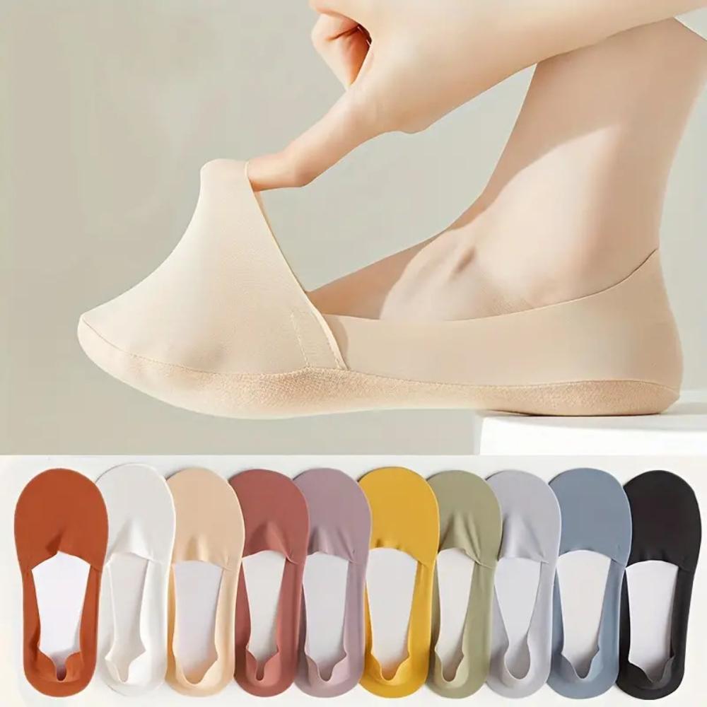 10 Paar Unsichtbare Damen-Bootsocken