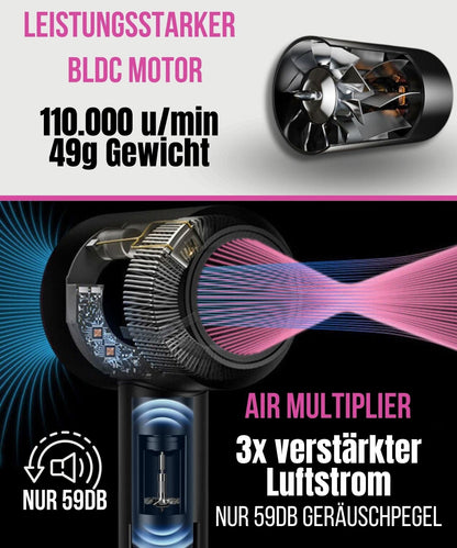 AirPro Multifunctionele Haarstyler en Föhn