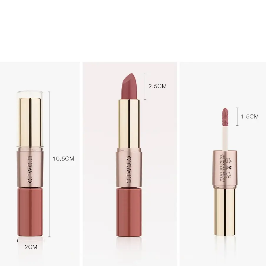 2 in 1 Lippenstift & Lipgloss