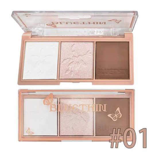 3 Farben Rouge Palette