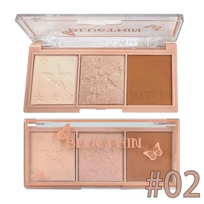 3 Farben Rouge Palette