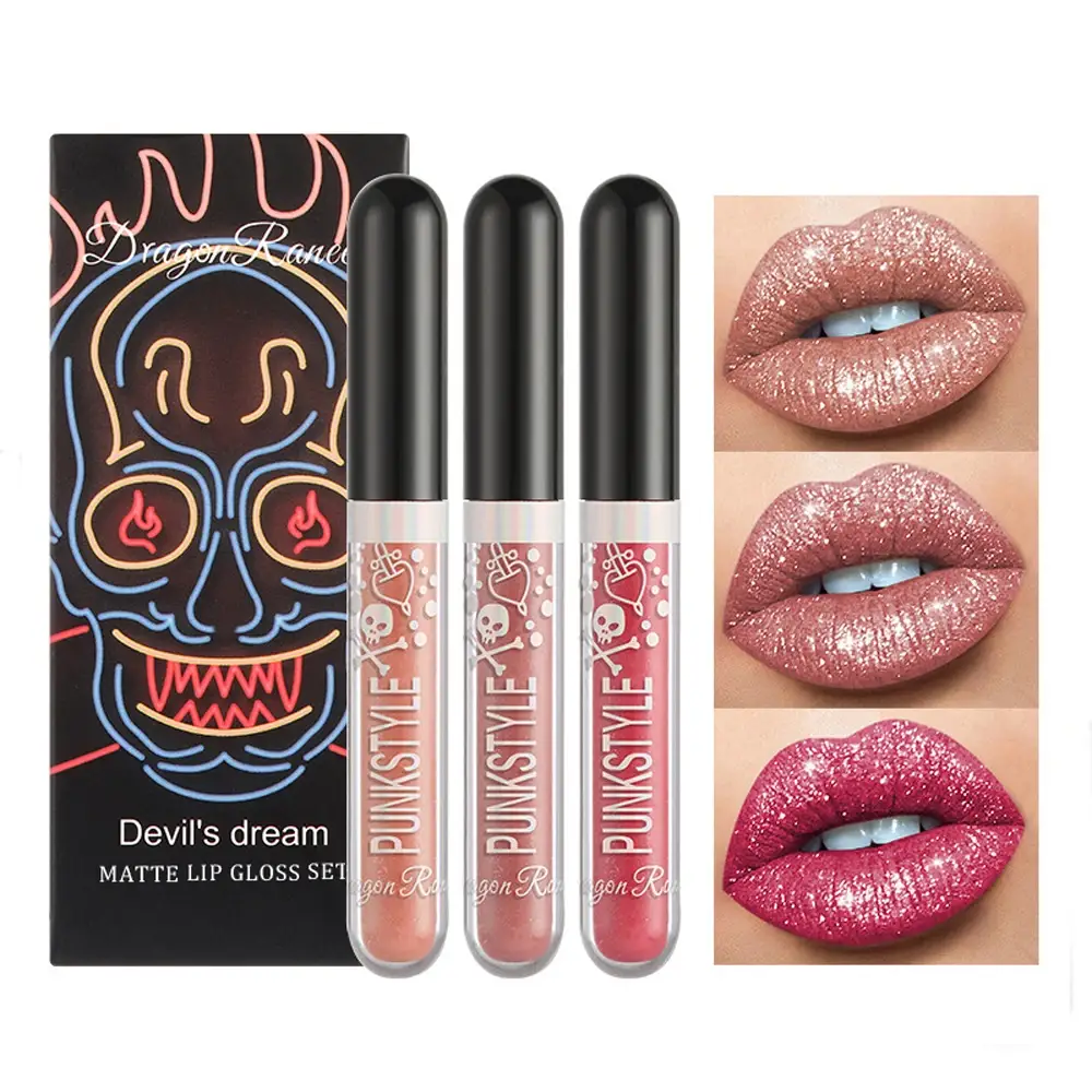 3-teiliges Set Diamant Lipgloss