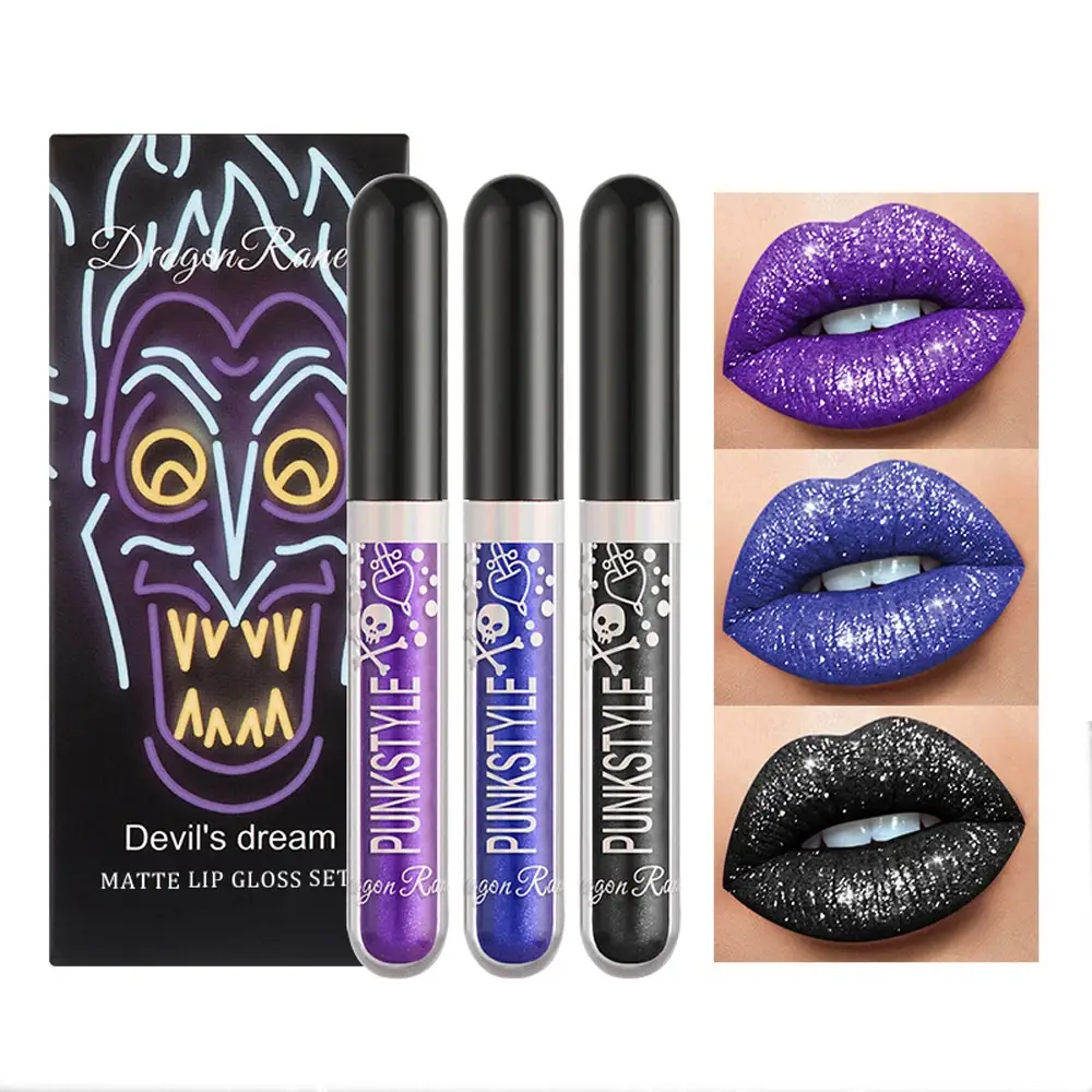 3-teiliges Set Diamant Lipgloss