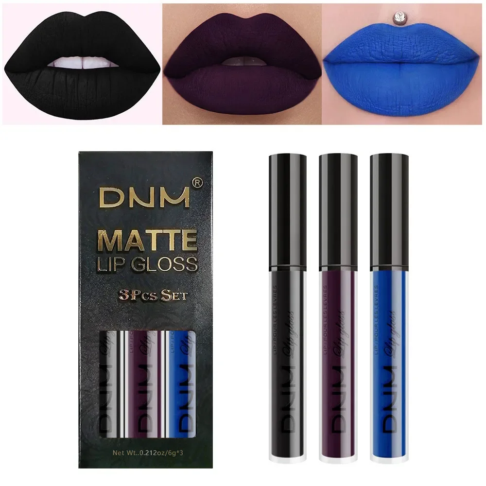 3 Farben/Set Matte Lip Gloss