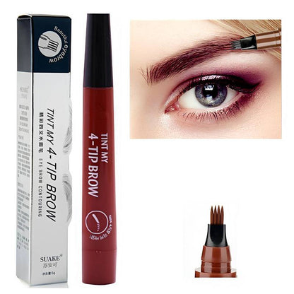 4 Gabel-Augenbrauen stift