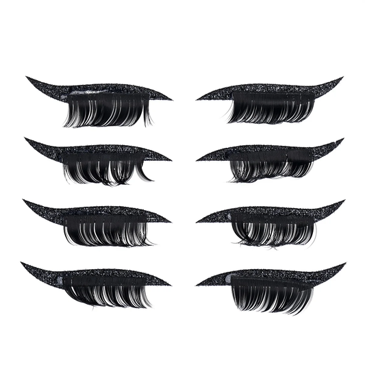 4 Paare von Eyeliner Aufklebern