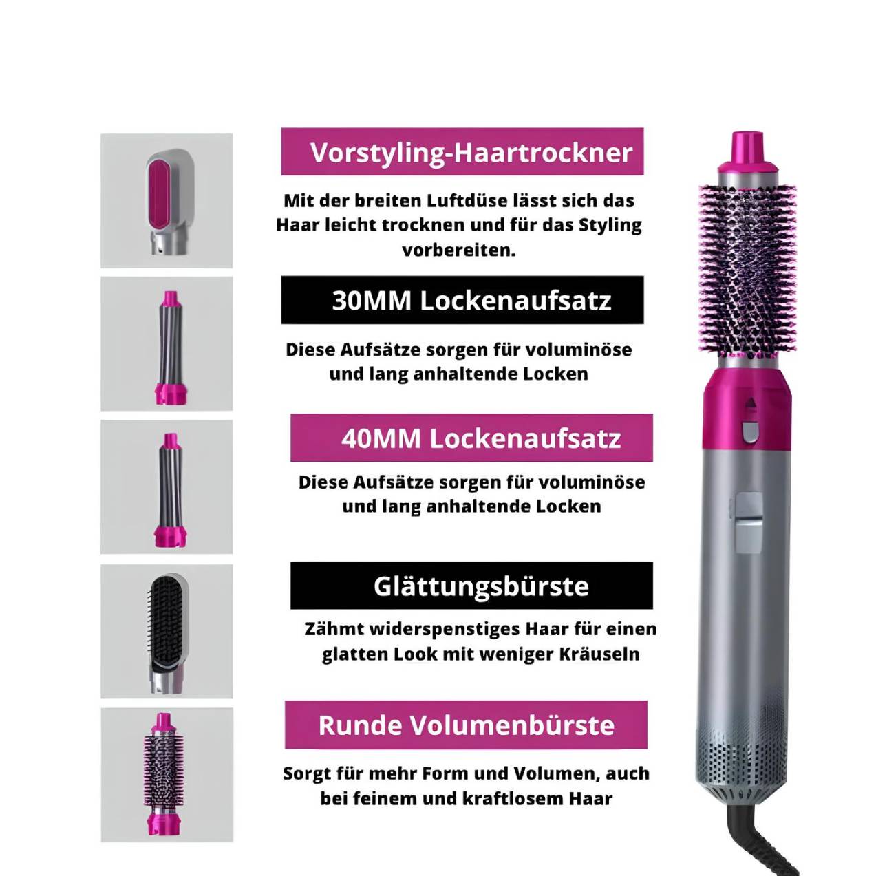 5 in 1 Haarstyler