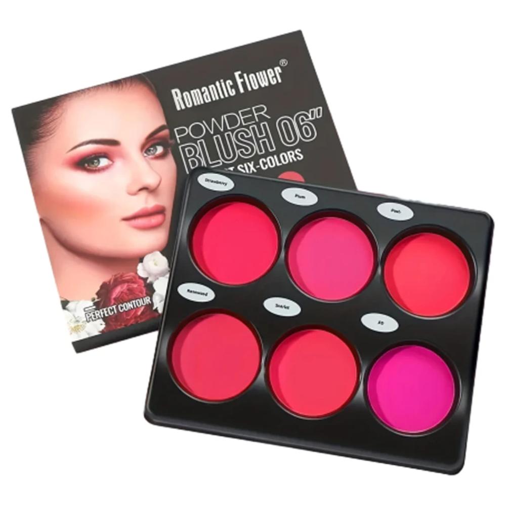 6-Farben Blush Palette