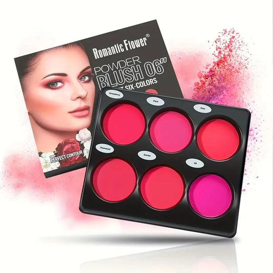 6-Farben Blush Palette