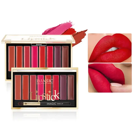 8 Farben Lippenstiftpalette