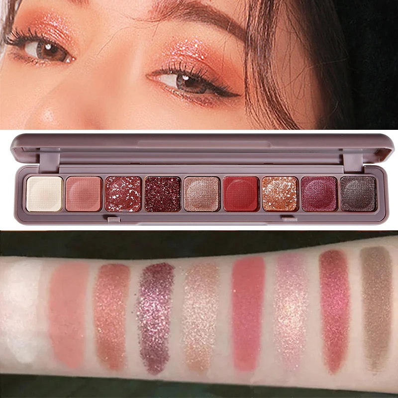 9 Farben Lidschattenpalette