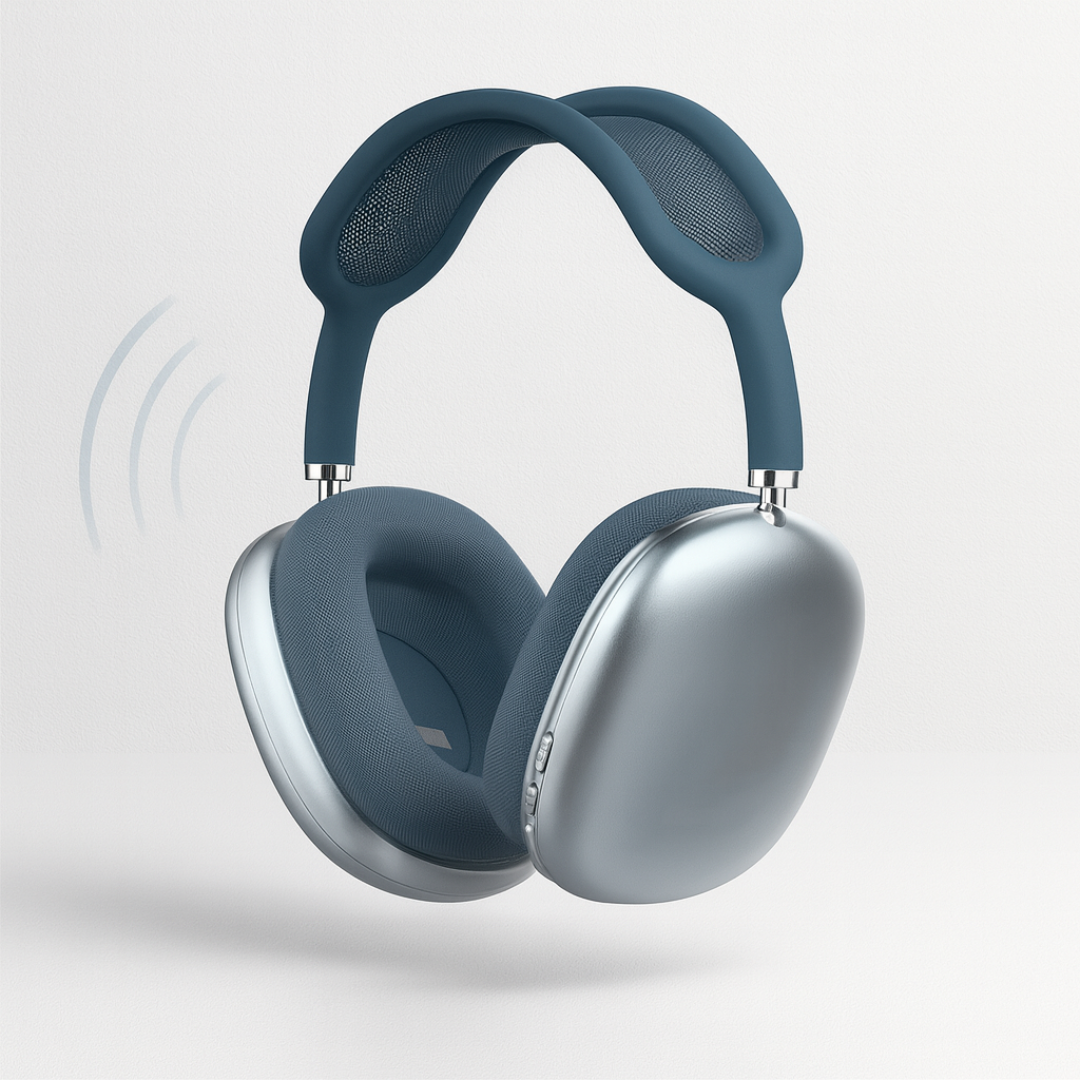 Bluetooth Headset Kabellos Geräuschfrei Over-Ear