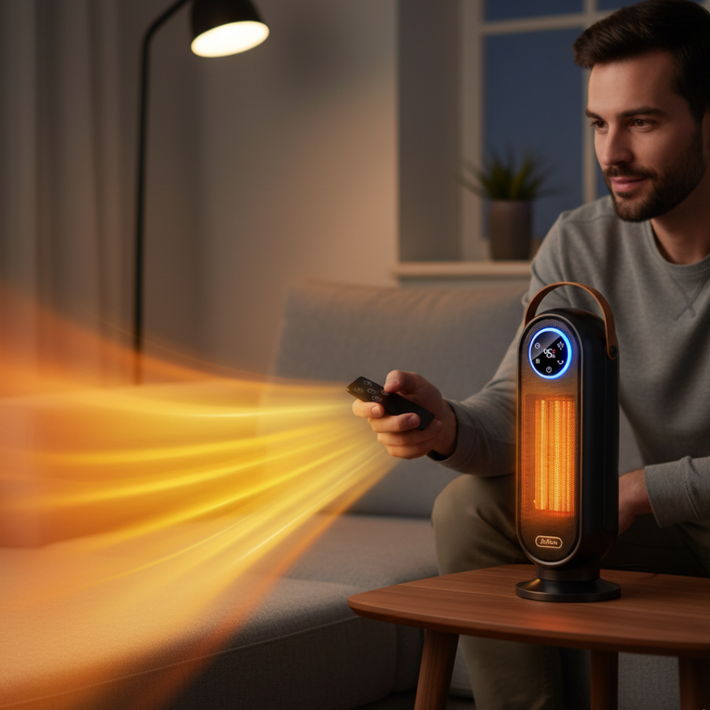 Keramik Heizlüfter 1500W Leise Energieeffizient für Zuhause