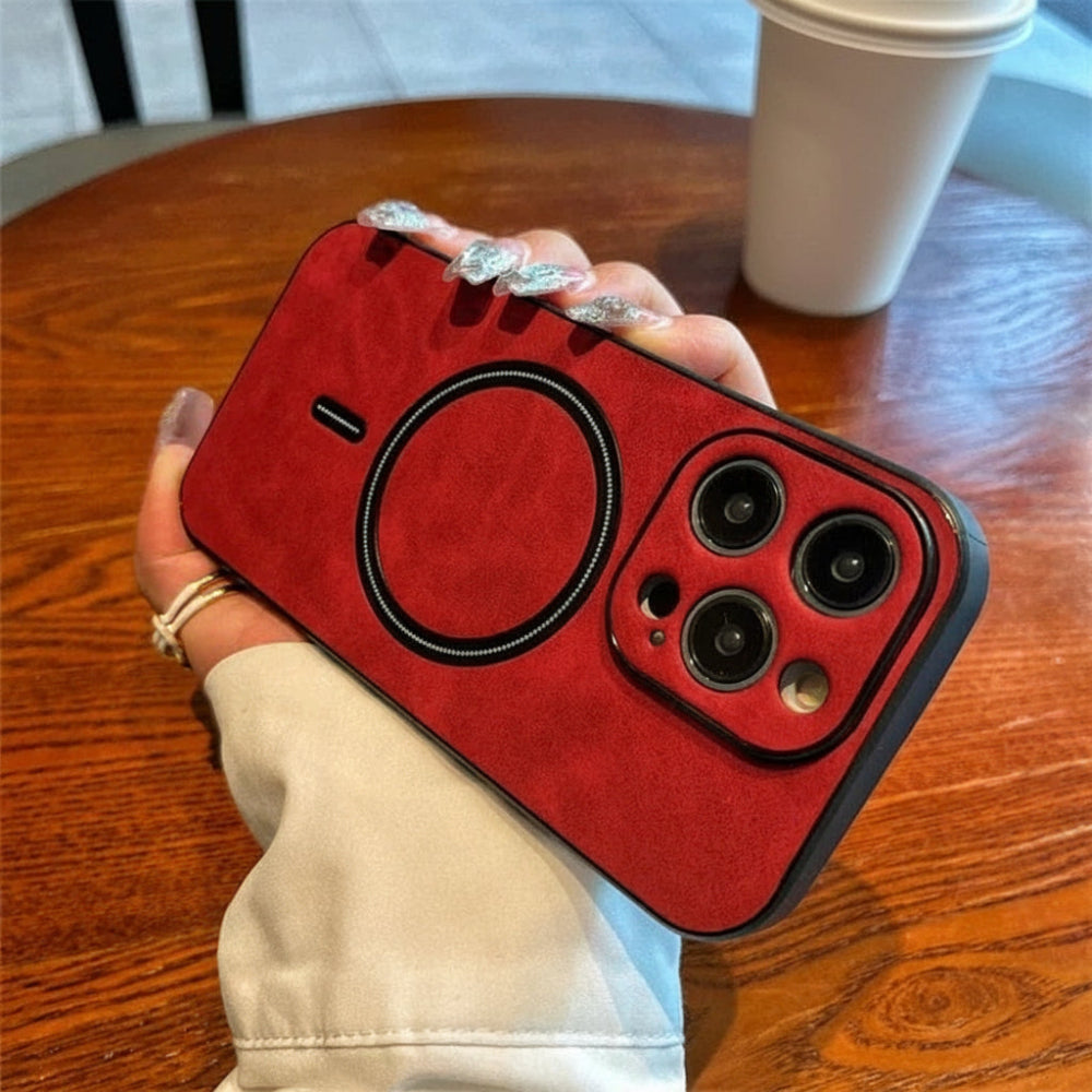 Handy Schutzhülle Leder Robust Mit Ringhalter
