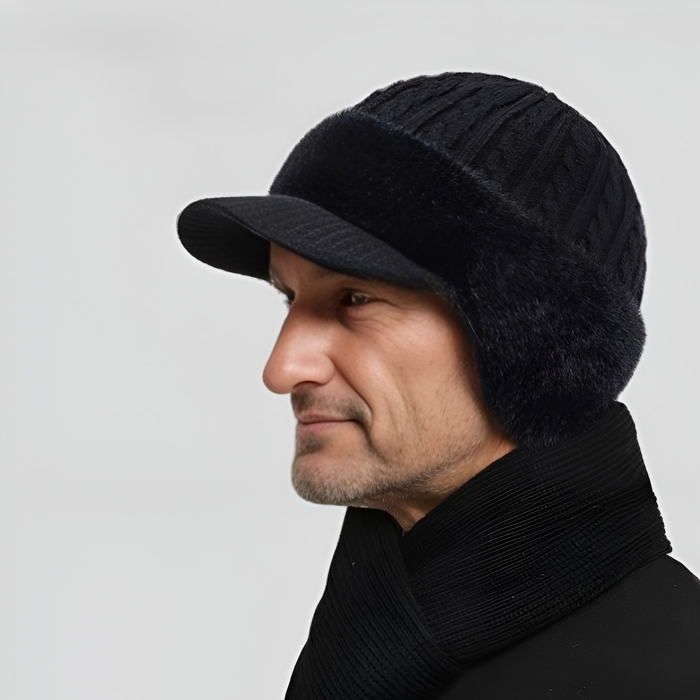 Herren Winterschal Mütze Weich Ohrenschutz - Novaglow
