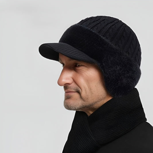 Herren Winterschal Mütze Weich Ohrenschutz - Novaglow