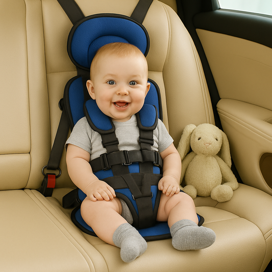 Kinderautositz Tragbar Gepolstert Mit Sicherheitsgurt - Novaglow