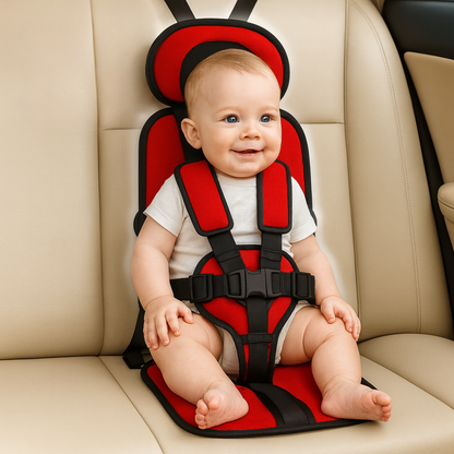 Kinderautositz Tragbar Gepolstert Mit Sicherheitsgurt