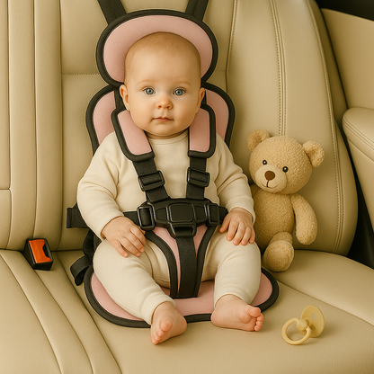 Kinderautositz Tragbar Gepolstert Mit Sicherheitsgurt