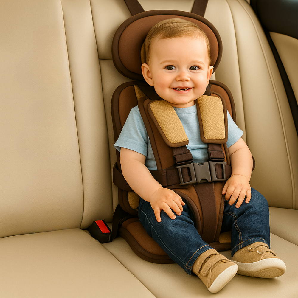 Kinderautositz Tragbar Gepolstert Mit Sicherheitsgurt
