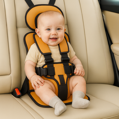 Kinderautositz Tragbar Gepolstert Mit Sicherheitsgurt