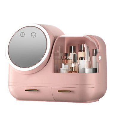 Kosmetik Organisator mit Licht und Spiegel