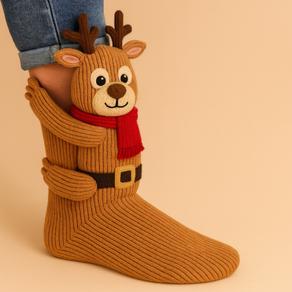 Weiche Tiersocken Damen Kuschelsocken Süß - Novaglow