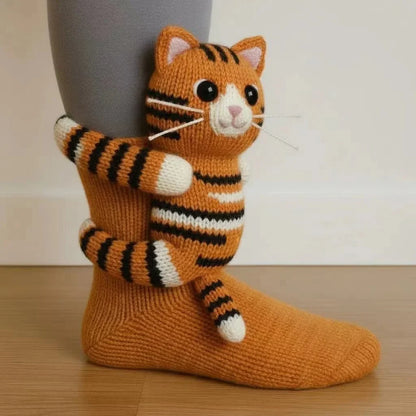 Weiche Tiersocken Damen Kuschelsocken Süß