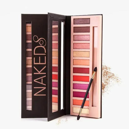 Lidschatten Palette 12 Farben Set mit Make-up Pinsel