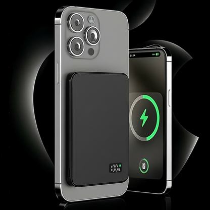 Magnetische Powerbank Slim Tragbar Kabellos