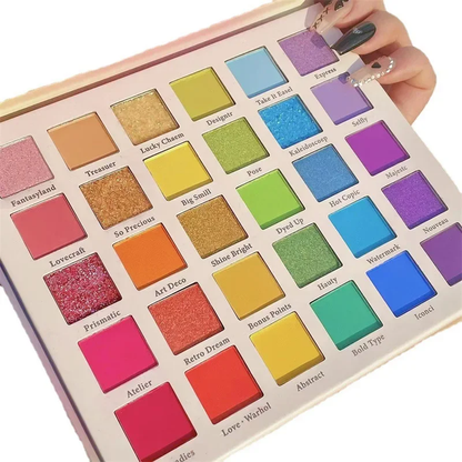 Regenbogen Lidschatten Palette