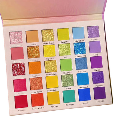 Regenbogen Lidschatten Palette
