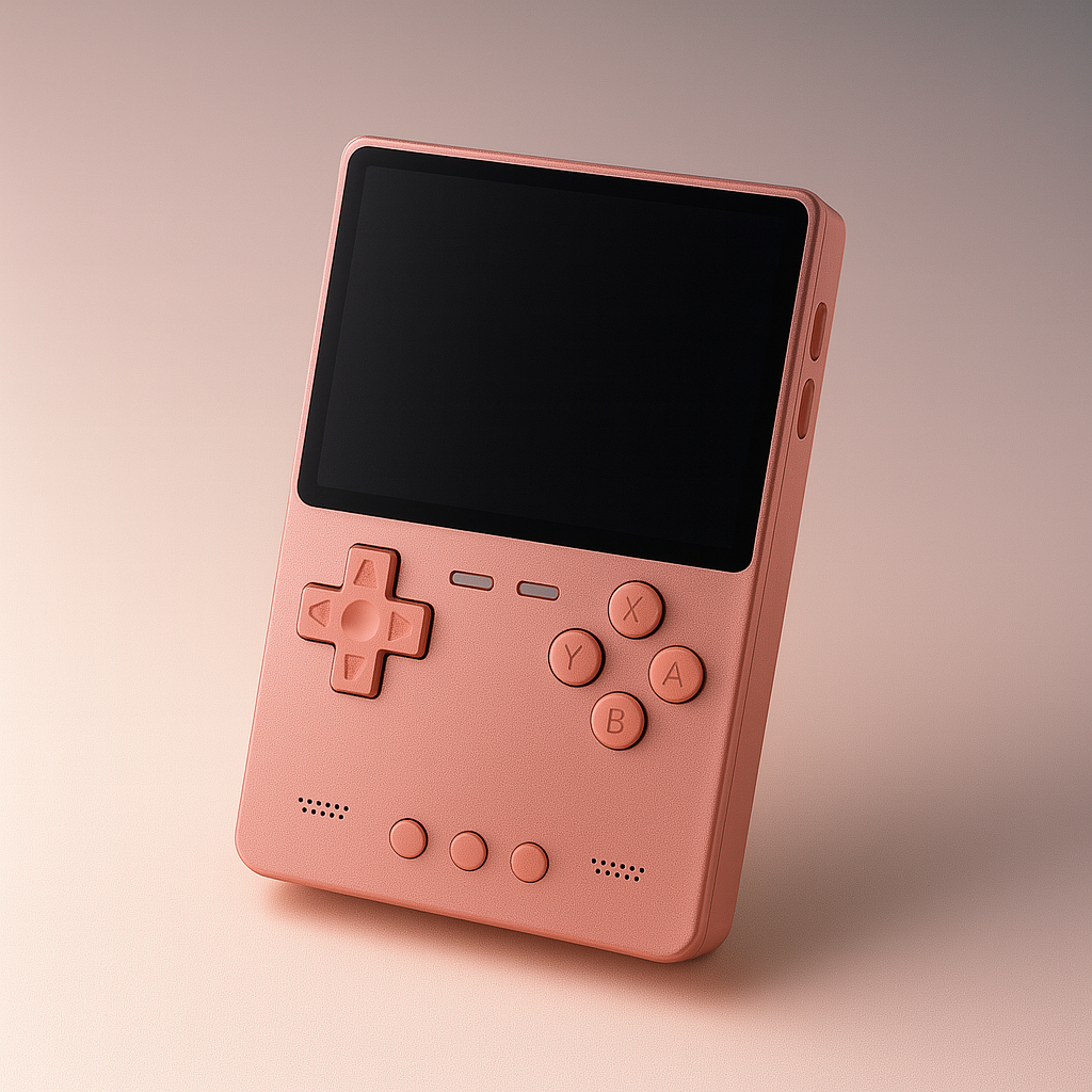 Retro Handheld Konsole Metall Tragbar Spieler Design