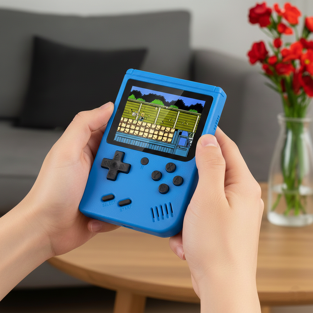 Retro Handheld Konsole 400 Spiele Kinder Unterhaltung