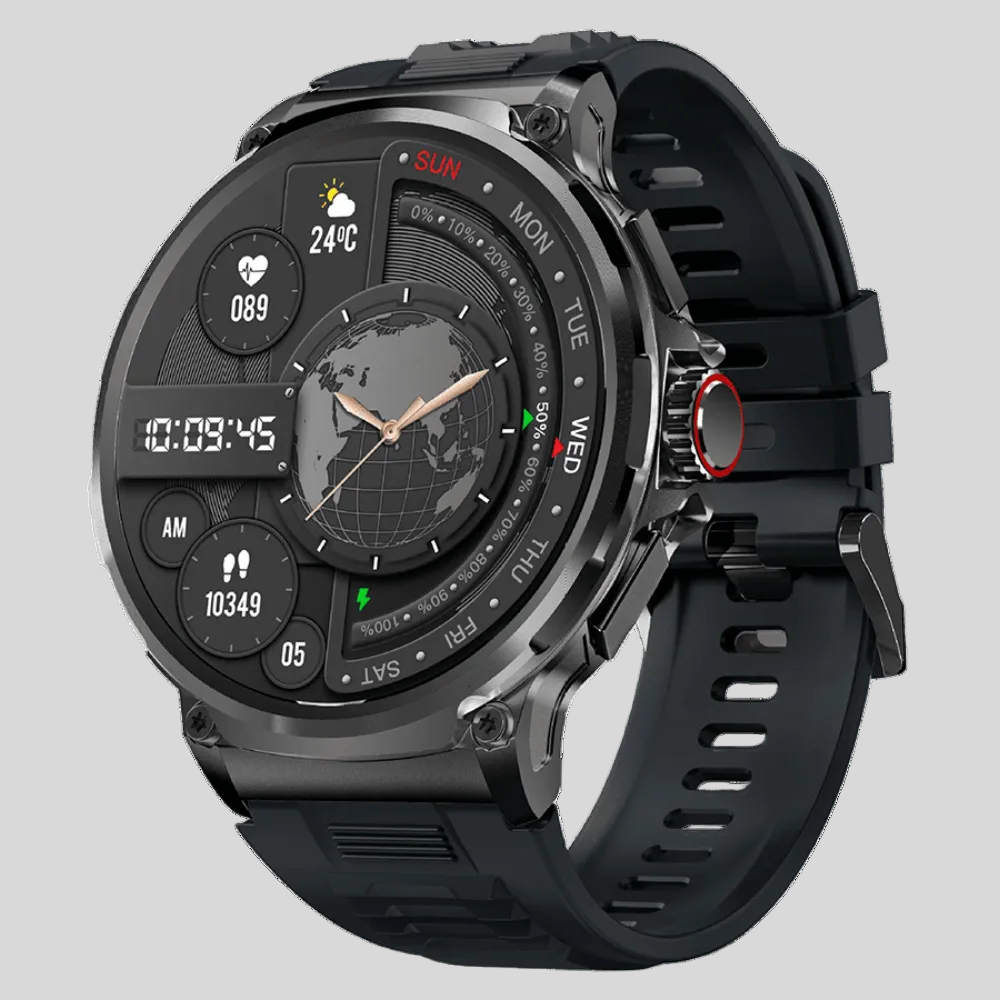Outdoor Smartwatch Robust Wasserdicht mit GPS Funktion - Novaglow