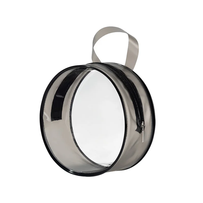 Runde transparente Kosmetiktasche