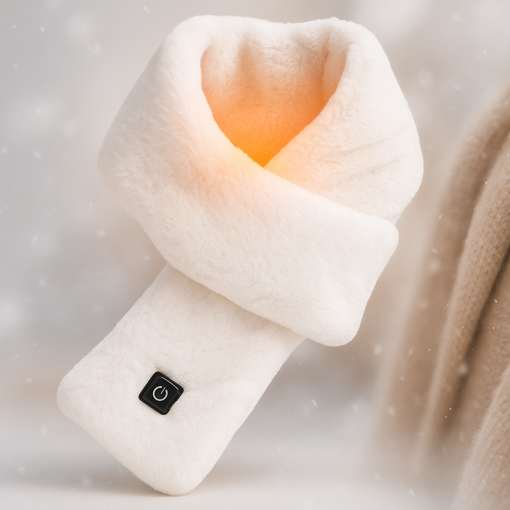 Elektrischer Schal Heizbar Fleece USB Warmhalter