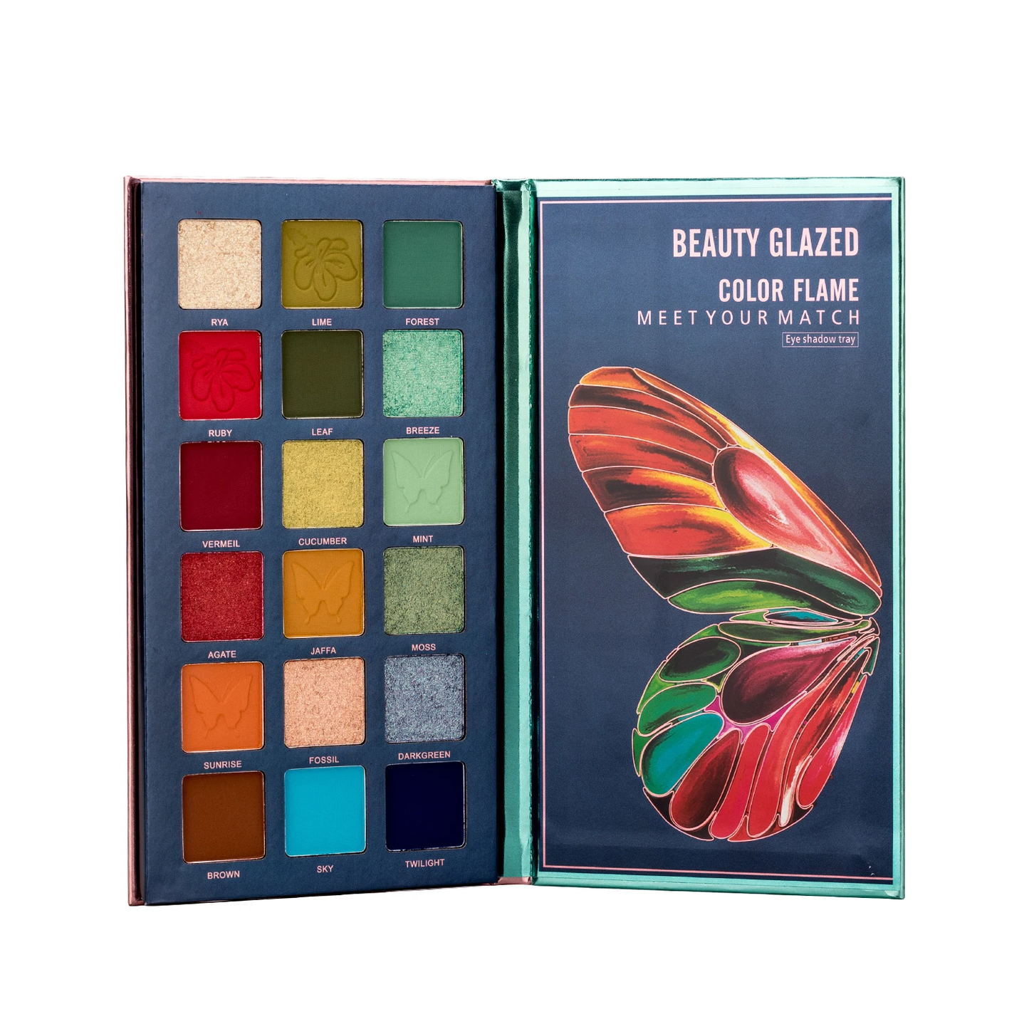 Schmetterlings Lidschatten Palette