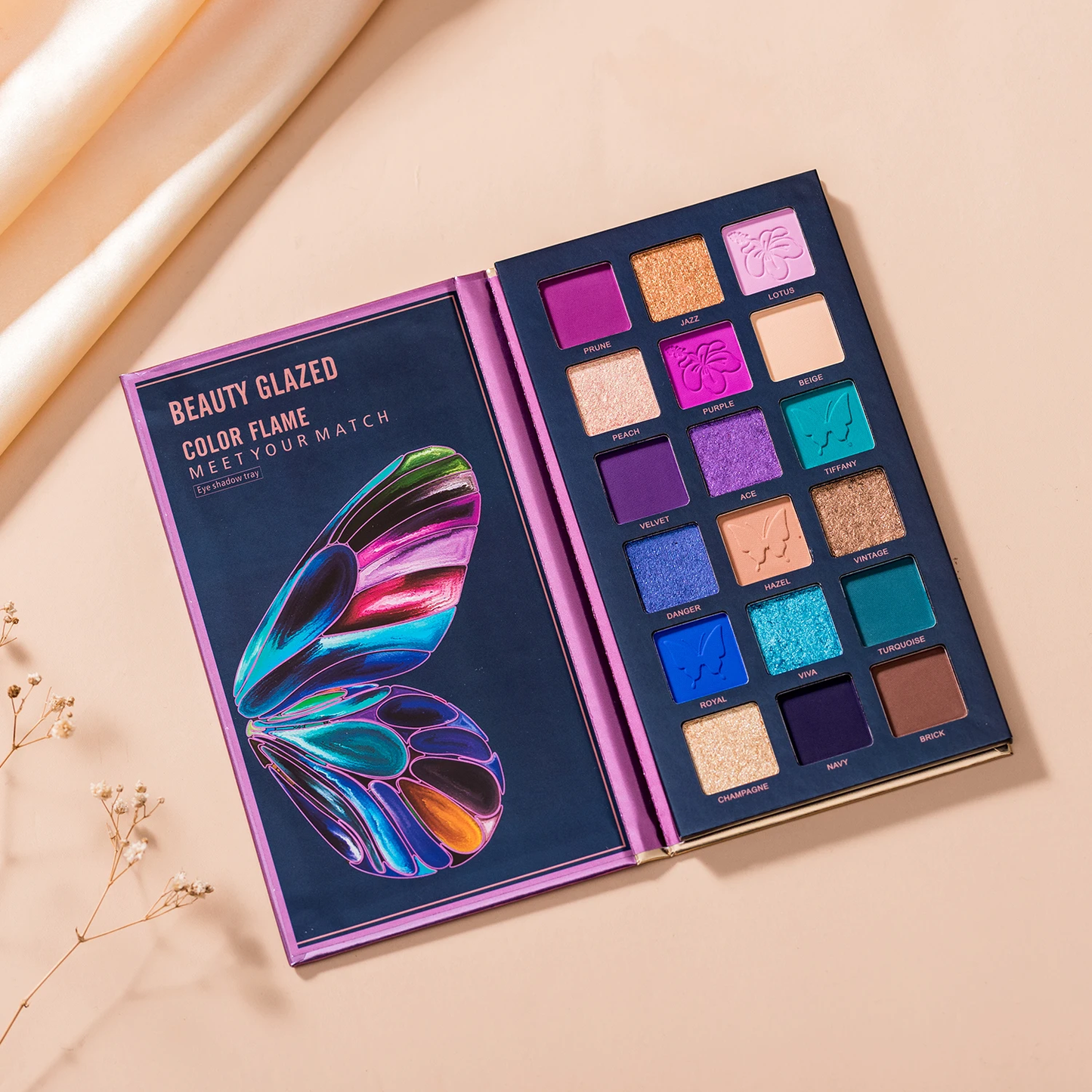 Schmetterlings Lidschatten Palette