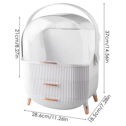 Wasserdichter Make-up-Organizer mit Schublade