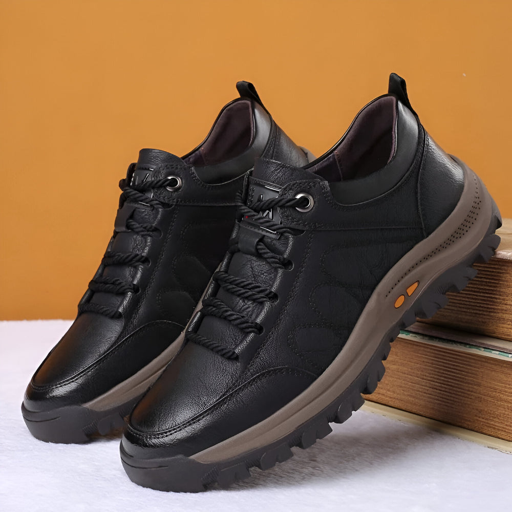 Herren Outdoor Schuhe Leder Wasserdicht Rutschfest - Novaglow