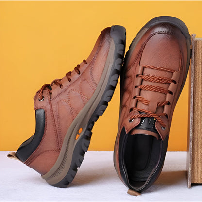 Herren Outdoor Schuhe Leder Wasserdicht Rutschfest