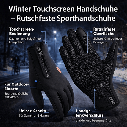 Wasserdichte Handschuhe Winter Warm Touchscreen Kompatibel